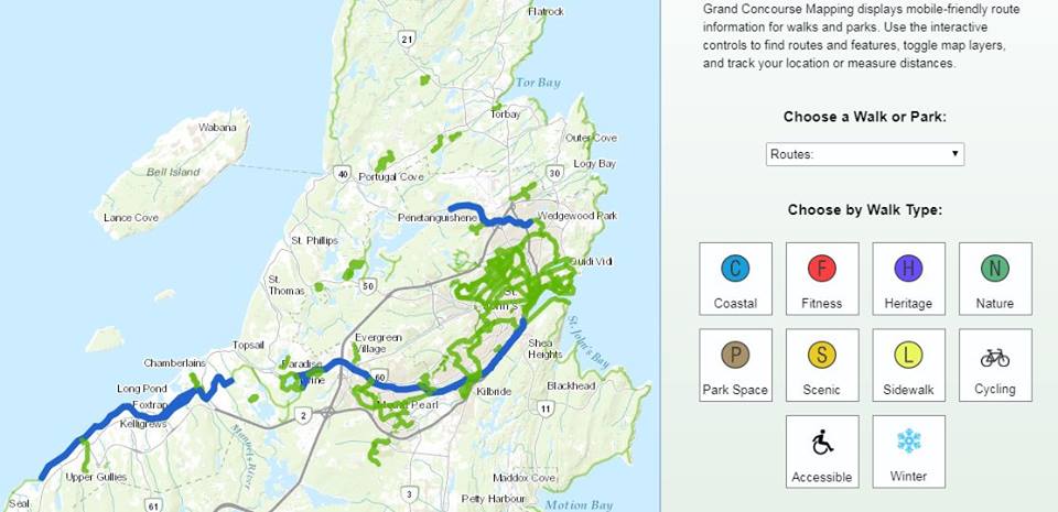 Cycling routes can be found on our web map